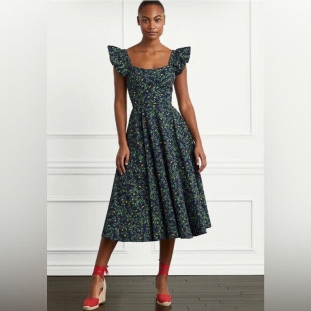 Hill house Daphne dress in midnight garden